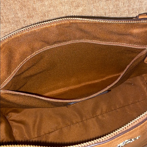 COACH Jet Set genuine leather shoulder Bag - Picture 7 of 10